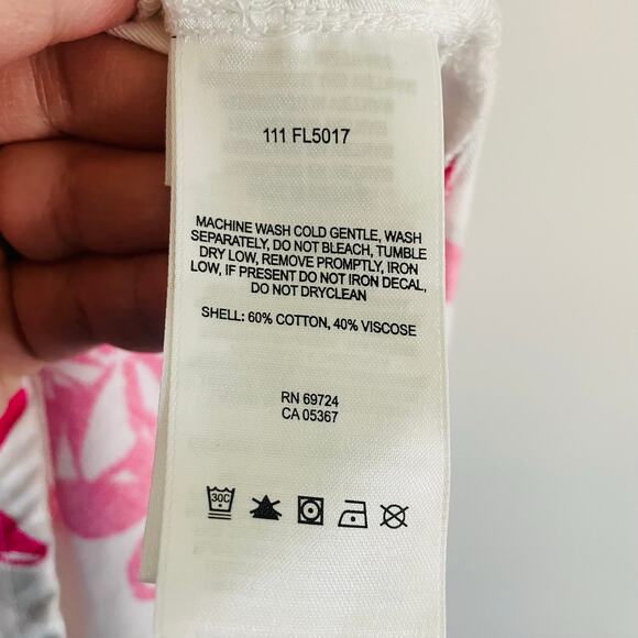 🍒 Columbia PFG Floral‎ Sundress Tie-Waist V-Neck Cotton Feminine Outdoors Small - Picture 8 of 9